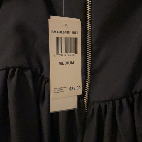 Navy Aqua Dress - Picture 3 of 3